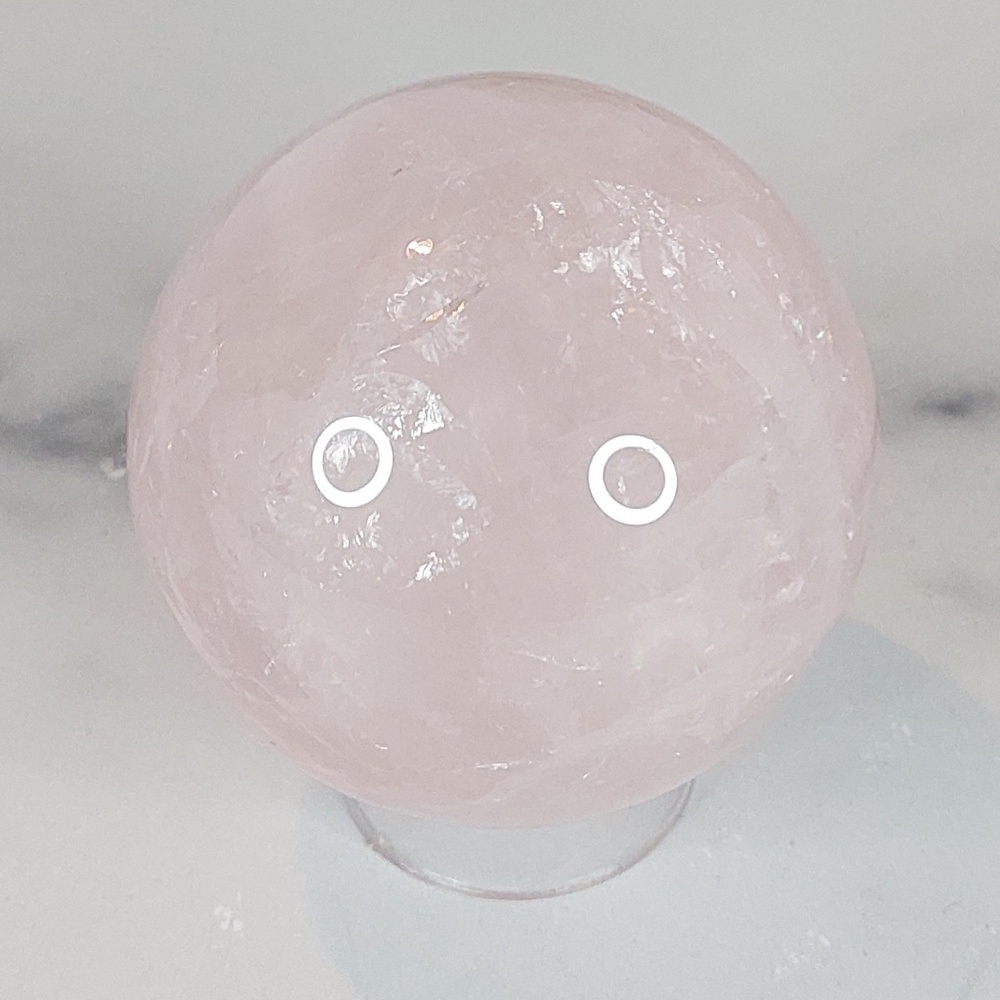 Rose Quartz Sphere | Unconditional Love • Heart Healing • Compassionate Energy